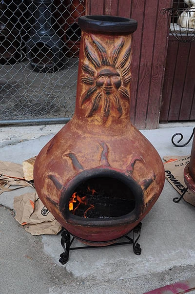 Mexican chimenea at Anita's in Bothell