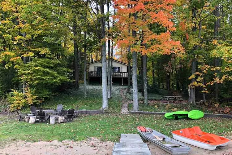 Cozy Lakeside Cabin near Traverse City, Michigan