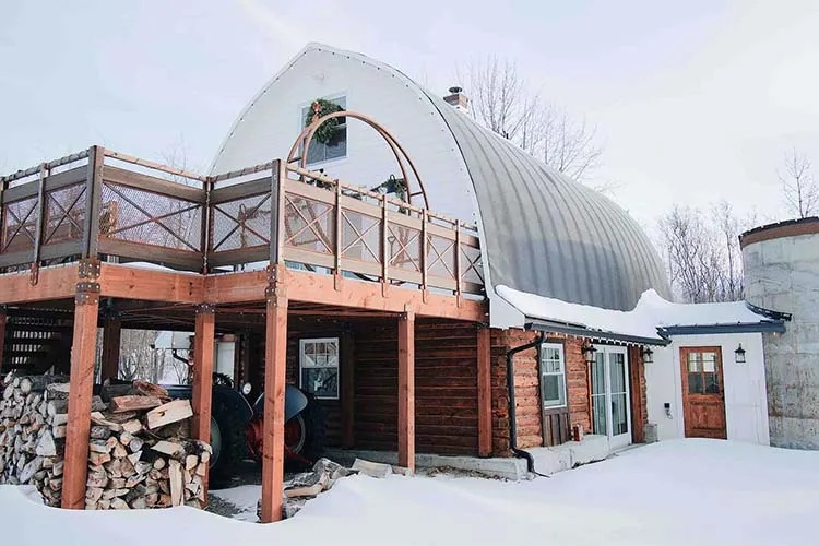 Luxury Barn House with Tiny House Design