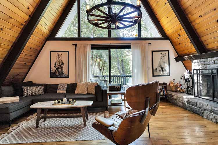 One of a Kind, Stylish Mid Century A-Frame