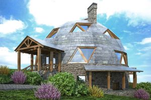 Gorgeous dome home of the future