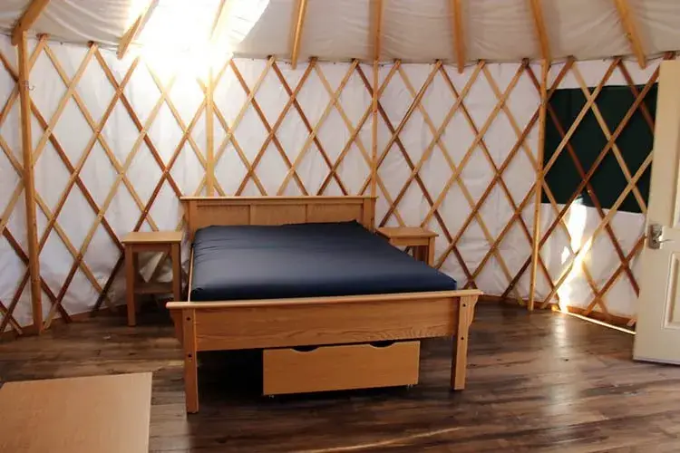 Yurts at Shenandoah River State Park