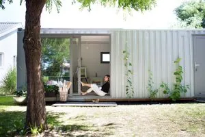 shipping container home office